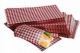 Red Gingham Design Duplex Butcher Sheets 250mm x 375mm